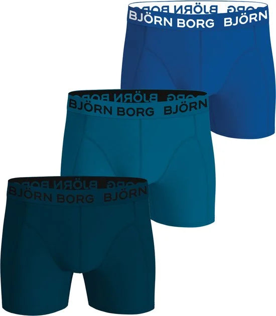 Björn Borg Cotton Stretch Boxershorts Heren (3-pack) - Maat M