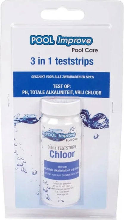 Pool Improve Waterteststrips 3-in-1 50 st