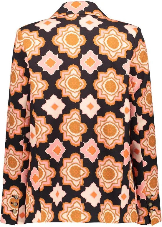Geisha Blazer Blazer 45050 32 Orange/pink/black Dames Maat - XS