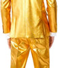 OppoSuits TEEN BOYS Groovy Gold - Tiener Verkleedpak - Gouden Pak - Gouden Kostuum - Carnavalskleding - Maat EU 134/140