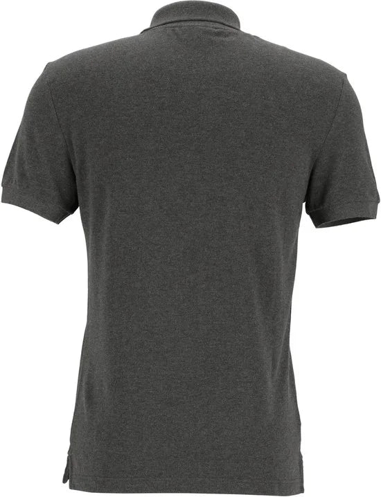 Lacoste Slim Fit polo - donkergrijs melange