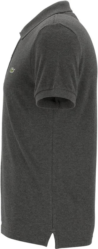 Lacoste Slim Fit polo - donkergrijs melange
