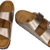 Birkenstock -Dames - brons - slippers & muiltjes - maat 40