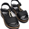 Ara - 1233515 - Sandalen met hakDames Sandalen - Kleur: Zwart - Maat: 39