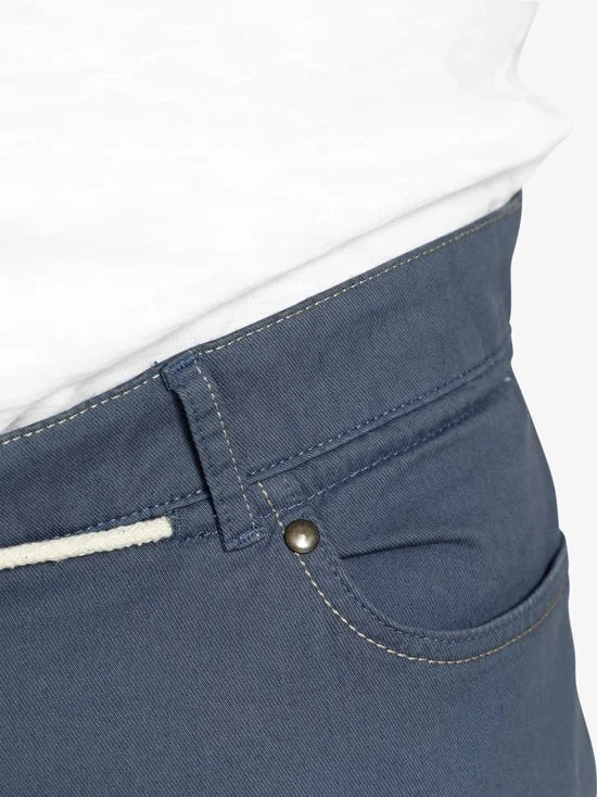 Charles Colby herren Broek Met Lage Taille - 66 - blauw