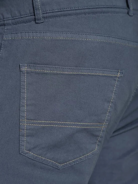 Charles Colby herren Broek Met Lage Taille - 66 - blauw