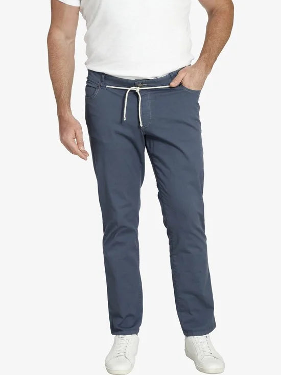 Charles Colby herren Broek Met Lage Taille - 66 - blauw