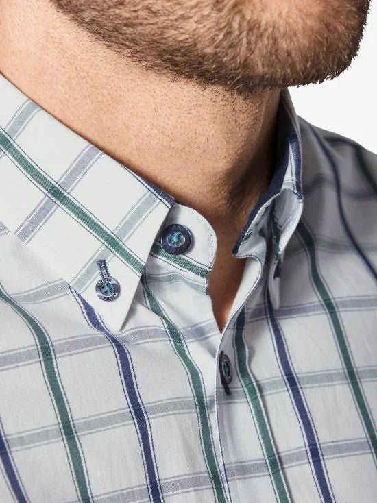 Babista herren Overhemd - 41/42 - groen