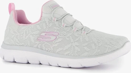Skechers Summits Good Taste dames sneakers grijs - Maat 41 - Extra comfort - Memory Foam