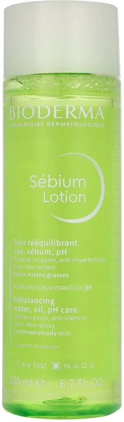 Bioderma - Sébium Lotion Booster ( smíšená a mastná pleť ) - Pleťová voda pro navrácení rovnováhy - 200ml