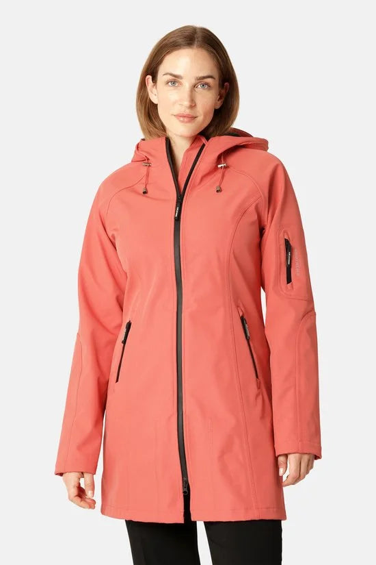 Softshell regenjas RAIN37 - 391 Spiced Coral
