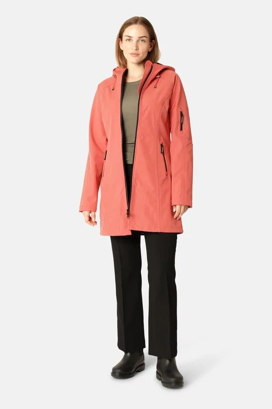 Softshell regenjas RAIN37 - 391 Spiced Coral