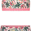 Just Beach - Reversible bikini tropical - Tropical Palm - Maat 122-128