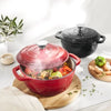 Silvercrest Gietijzeren Braadpan - Inhoud: ca. 2,8 L - Temperatuurbestendig: tot 240 °C - Zwart - Ideaal voor sappig bakken, braden, stoven en smoren