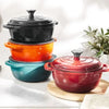 Silvercrest Gietijzeren Braadpan - Inhoud: ca. 2,8 L - Temperatuurbestendig: tot 240 °C - Zwart - Ideaal voor sappig bakken, braden, stoven en smoren