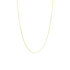 Lucardi Dames Ketting met venetiaanse schakel - 9 karaat - Ketting - Cadeau voor vrouwen - 46 cm - Geelgoud