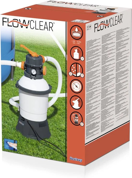Bestway Flowclear zandfilterpomp 3.028 L/u