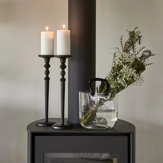 Riviera Maison decoratieve kaars, stompkaars 7x18, decoratie, woonaccessoires - Pillar Candle ECO - Wit - stearine