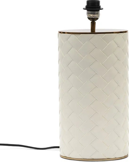 Riviera Maison Tafellamp, Lampenvoet groot, Decoratie lamp - RM Alberdina Table Lamp - Wit - Kunststeen