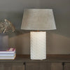 Riviera Maison Tafellamp, Lampenvoet groot, Decoratie lamp - RM Alberdina Table Lamp - Wit - Kunststeen