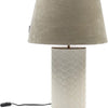 Riviera Maison Tafellamp, Lampenvoet groot, Decoratie lamp - RM Alberdina Table Lamp - Wit - Kunststeen