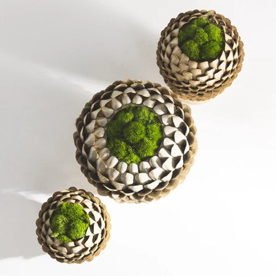 Riviera Maison Vaas Groen - Artichoke Bloemenvaas - Keramiek - (ØxH) 23.5x27
