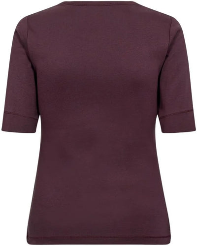 Co'couture - Shirt Bordeaux Co Couture Grannycc T-shirts Bordeaux 33166