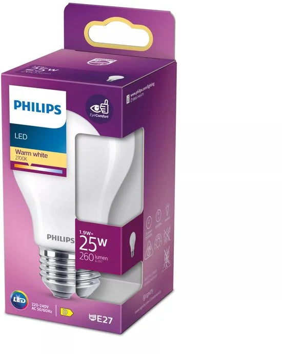 Philips Led Classic 25w E27 Ww A60 Fr Nd Srt4 Verlichting