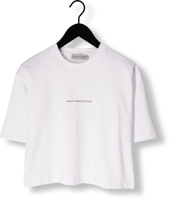 Amaya Amsterdam Baylie Tops & T-shirts Dames - Wit - Maat S
