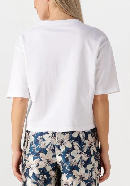 Amaya Amsterdam Baylie Tops & T-shirts Dames - Wit - Maat S