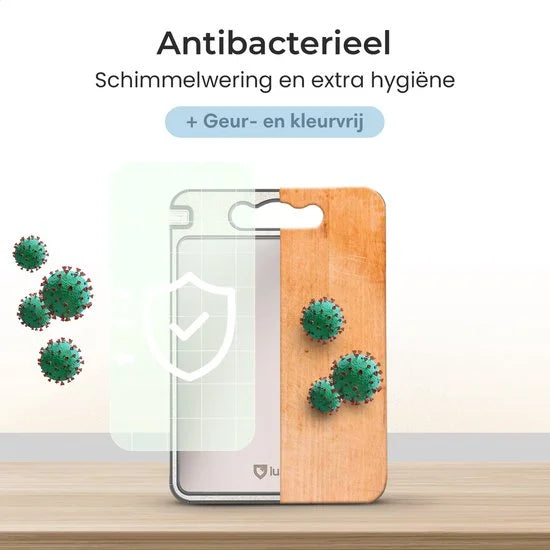 Lunaro 100% Titanium Snijplank Dubbelzijdig - PFAS-vrij - Cutting Board - Sapgeul - Met Raspdeel en Messenslijper