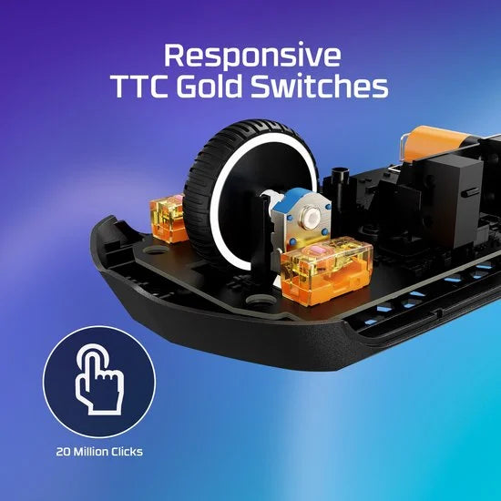 HP HyperX Pulsefire Haste 2 Core Wls - gaming muis (zwart/zwart)