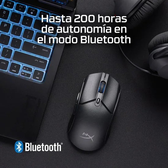 HP HyperX Pulsefire Haste 2 Core Wls - gaming muis (zwart/zwart)