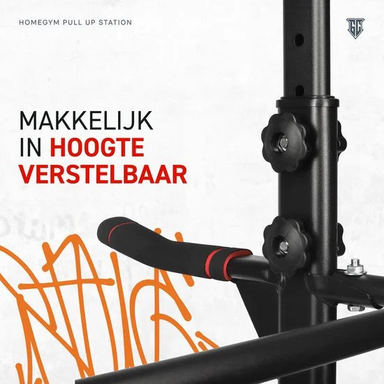 BackCrusher - Pull Up Station - Krachtstation - Dip Station - Pull Up Bar - Home Gym - Fitness
