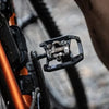 BBB Cycling MTB Pedalen - DualChoice Trail - Combi Fietspedalen: SPD & Anti Slip Platform Pedaal - SPD Pedalen inclusief Schoenplaatjes - Zwart - BPD