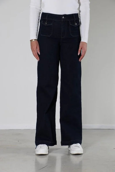 New Star broek Neva - wijd model - dark used - maat 29/32