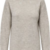Only Trui Onlcamilla O-neck L/s Pullover Noos 15277080 Pumice Stone/melange Dames Maat - XS