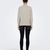 Only Trui Onlcamilla O-neck L/s Pullover Noos 15277080 Pumice Stone/melange Dames Maat - XS