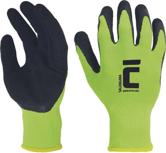 Cerva SALANGANA handschoen 01080264 - 12 stuks - Geel - 9
