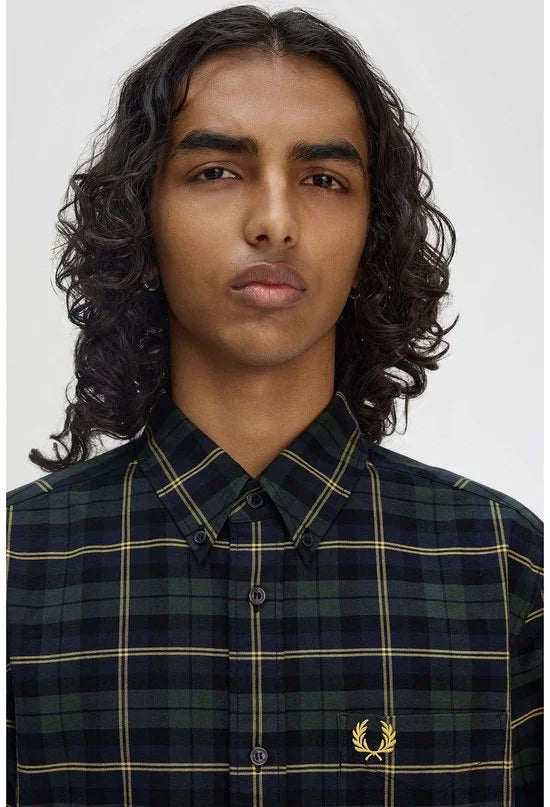 Fredperry Fp Oxford Tartan Shirt - Fashion Wear - Volwassen
