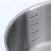 BK Excellent RVS kookpannenset 5 delig - Ø16cm tot Ø24cm - Inductie pannenset - Vaatwasserbestendig - Ovenbestendig tot 230° - met deksels - maatverd