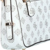 GUESS Schoudertas Eco Erica Top Zip Shoulder Bag White Logo Wit