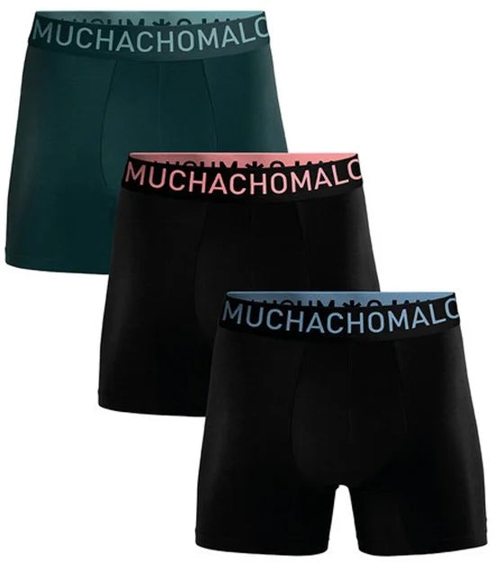 Muchachomalo Heren Boxershorts – 3 Pack Bamboe – Zacht Ondergoed – Maat XXL - Mannen Bamboo Onderbroeken