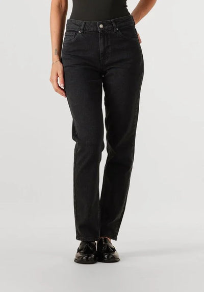 SELECTED WOMEN Slfslim Bea-kori Mw Jeans Jeans Dames - Broek - Zwart - Maat 28/32