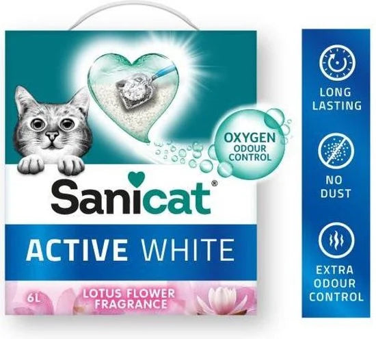 Sanicat Active Wit Lotusbloem 6 liter