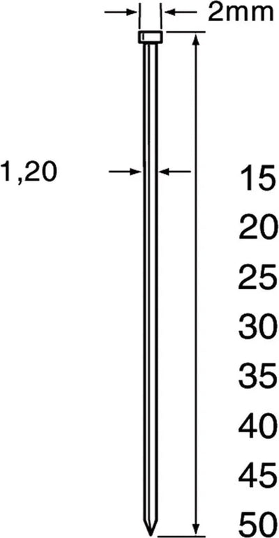 Dutack Mini brad SKN12 40 mm - 5000 Stuks