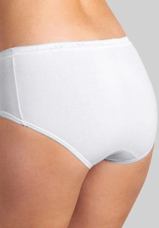 sloggi Basic+ Dames Midi slip - 4-pack - Wit - Maat 42