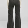Urban Classics Ladies’ Vintage Flared Denim Jeans Jeans zwart W27L33