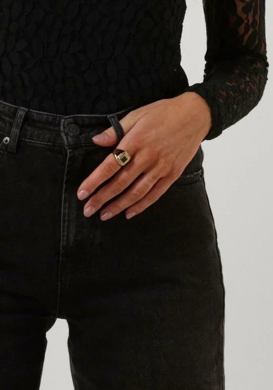Catwalk Junkie Loose Fit Jeans Jeans Dames - Broek - Zwart - Maat 31