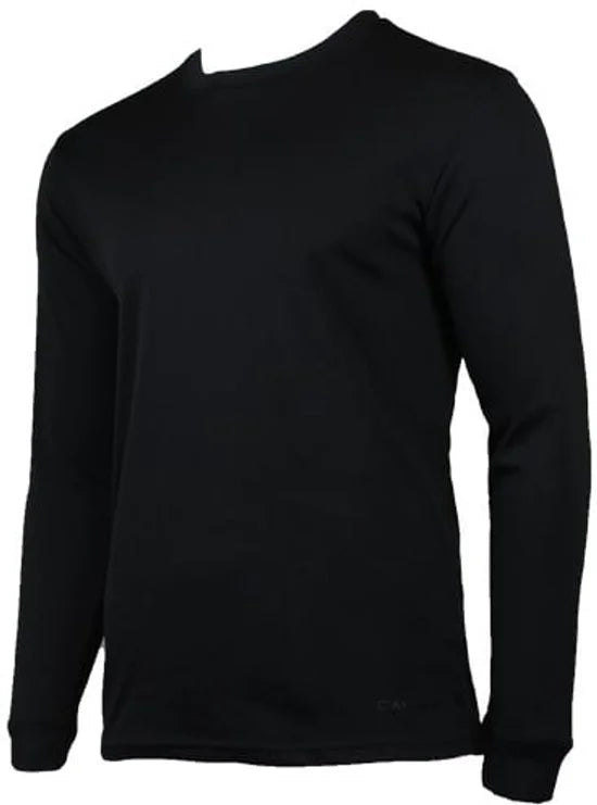 Campri Thermoshirt lange mouw (2-PACK) - Sportshirt - Heren - Maat XL - Zwart